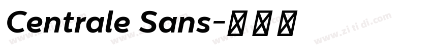 Centrale Sans字体转换